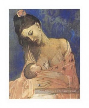 Maternité 1905 Cubisme Peinture à l'huile
